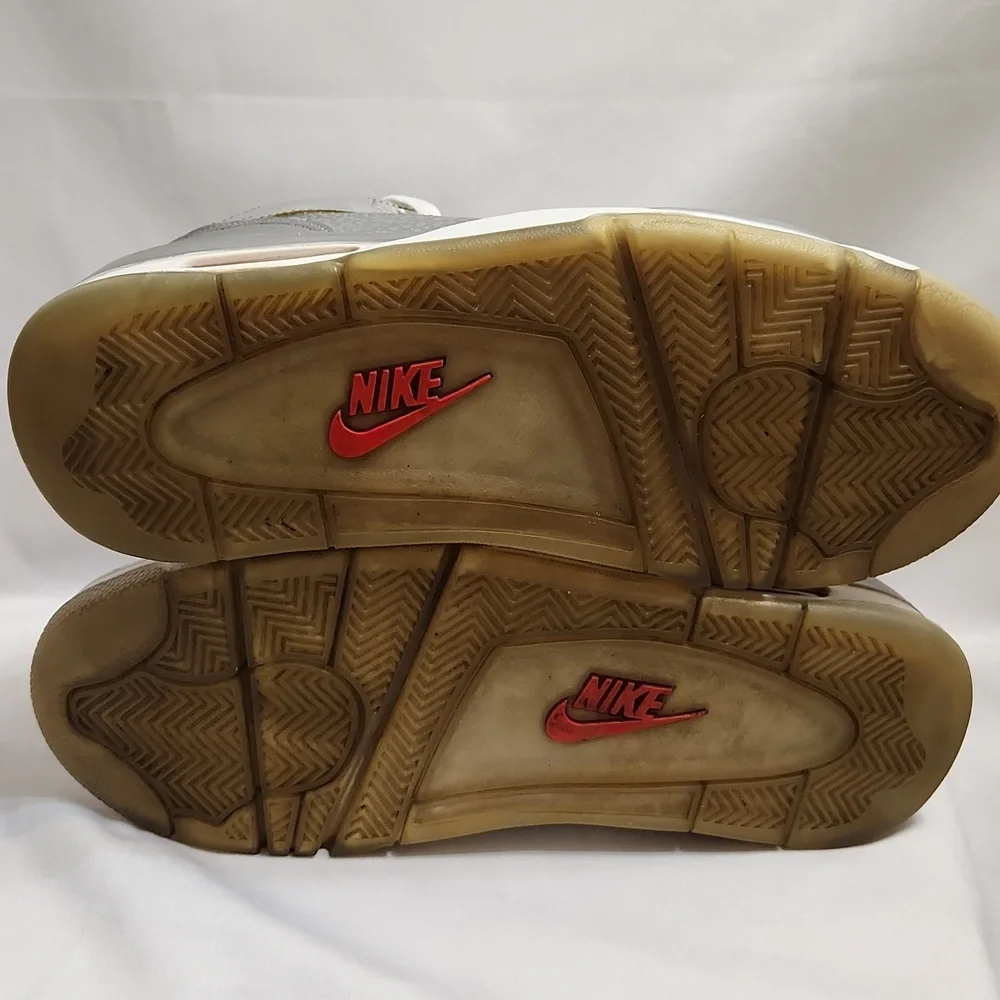 Nike Flight Squad QS Metallic Silver sneakers (mens size 10) - Picture 14 of 16